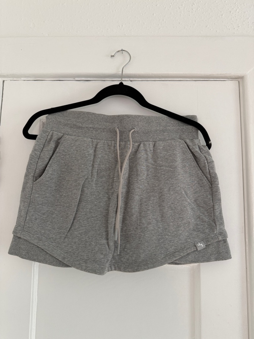JoyLab Gray Drawstring Mini Skort